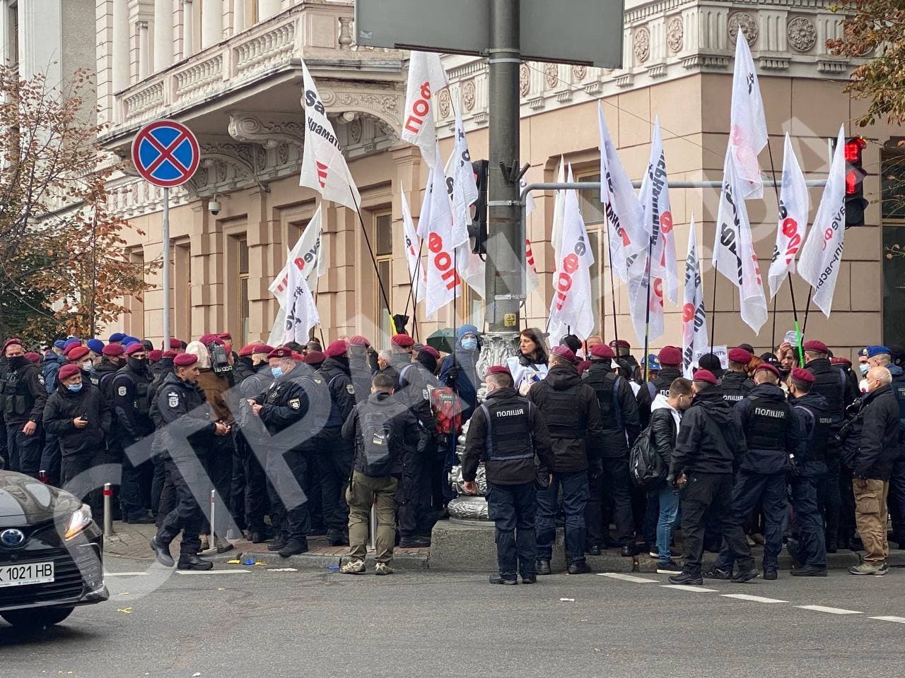 Протест ФОПов под Радой. Фото: Страна