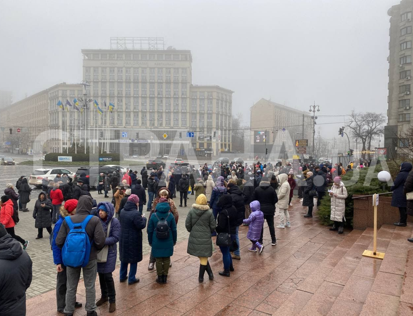 В центре Киева началась акция протеста антивакцинаторов. Фото Страны