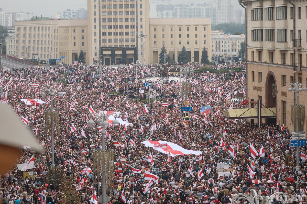 Площадь Независимости вид сверху