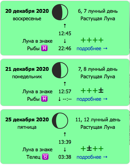 лунный календарь свадеб декабрь 2020