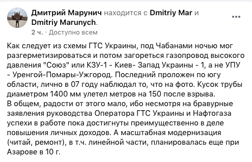 Дмитрий Марунич фейсбук