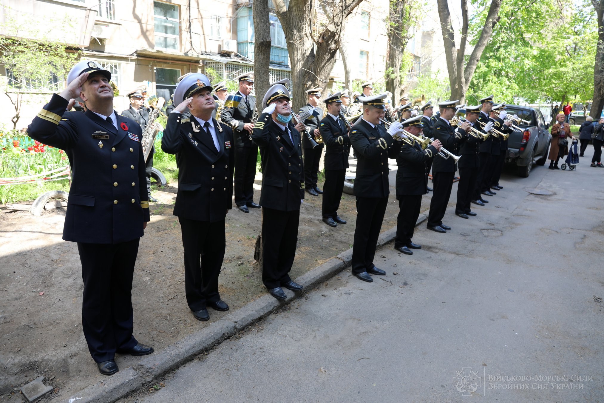 Фото ВМС с поздравления ветерана