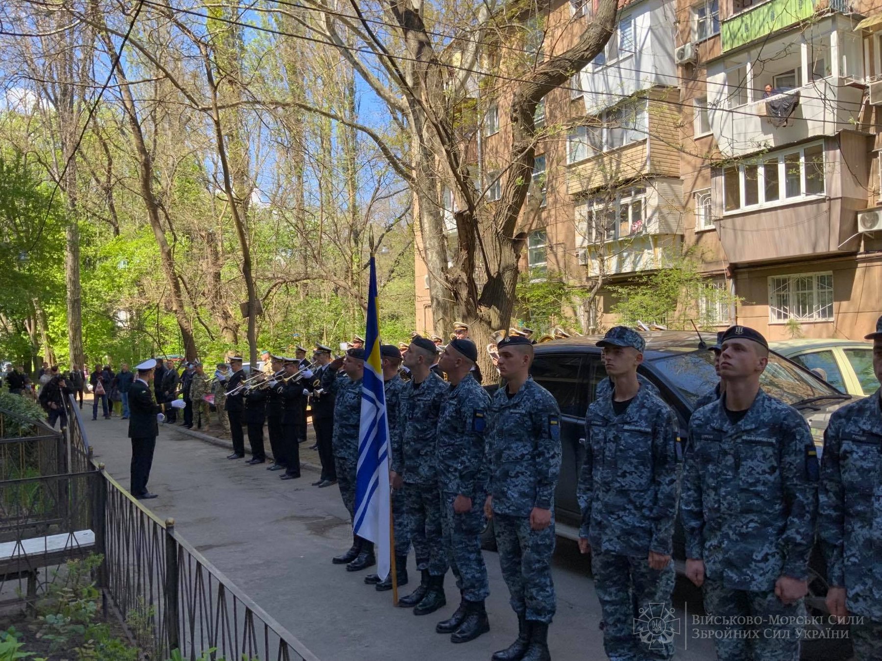 Фото ВМС с поздравления ветерана