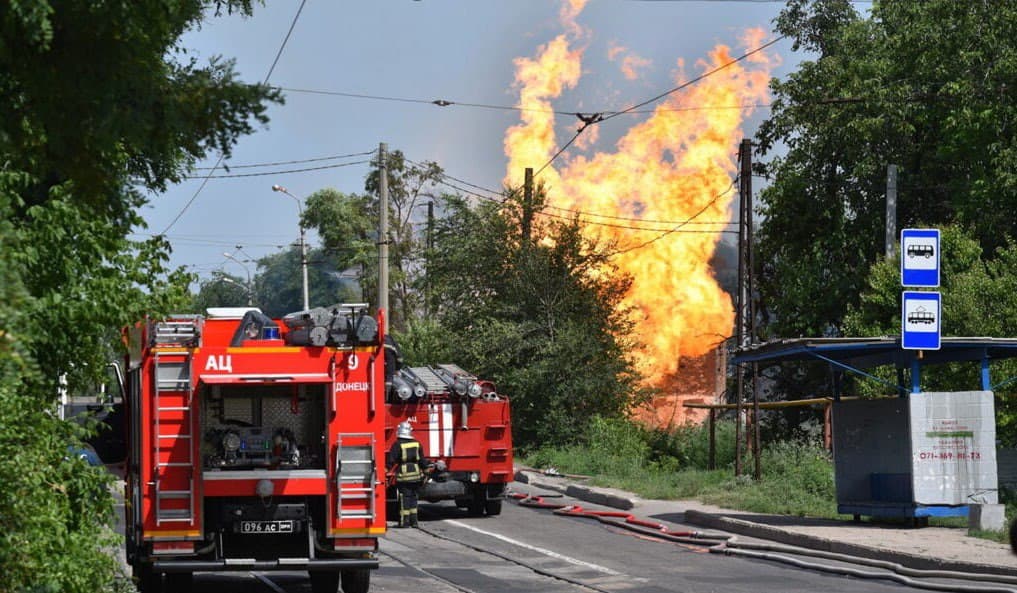 Взрыв в Донецке