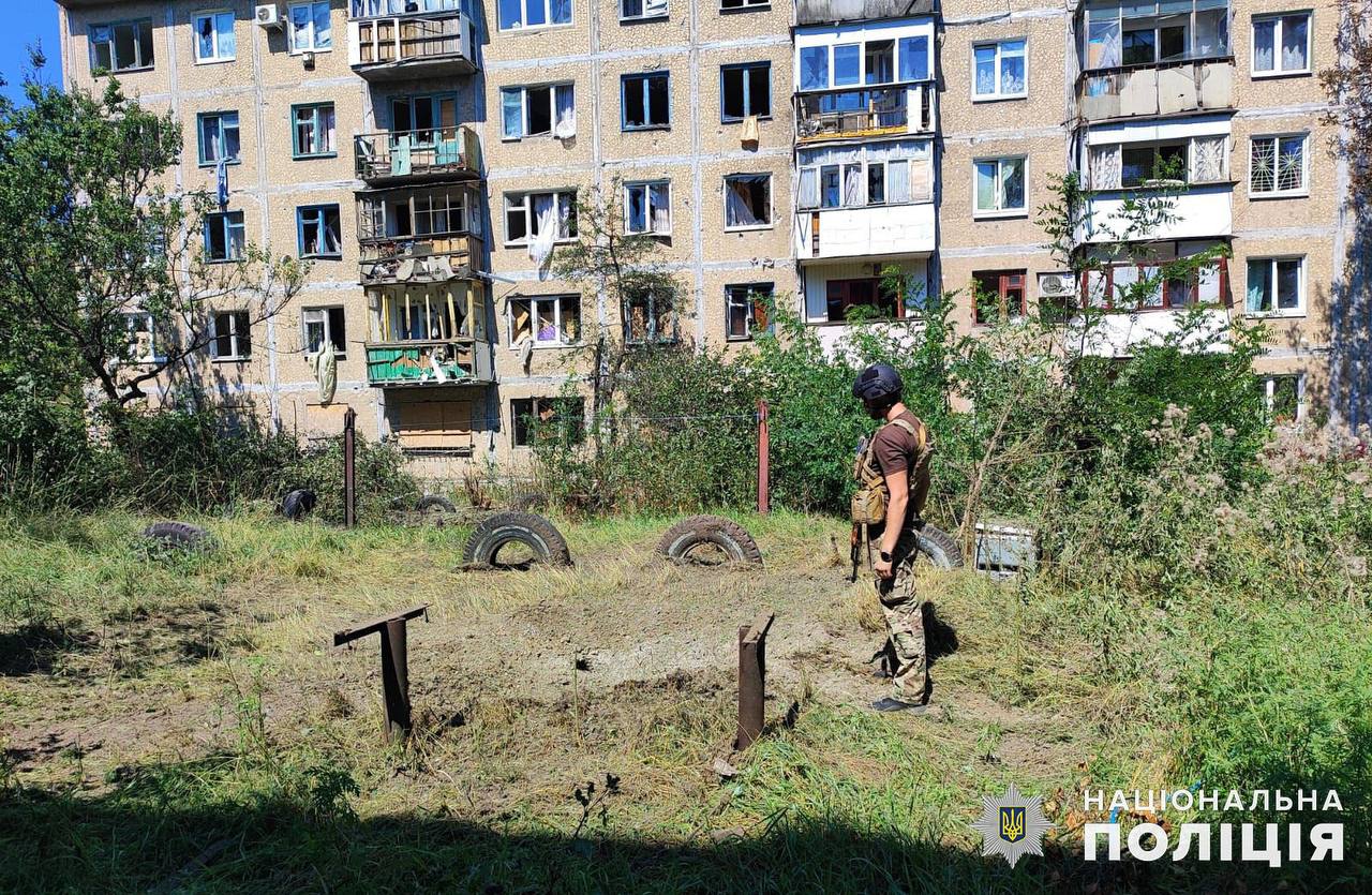 Последствия вражеских ударов по Донецкой области