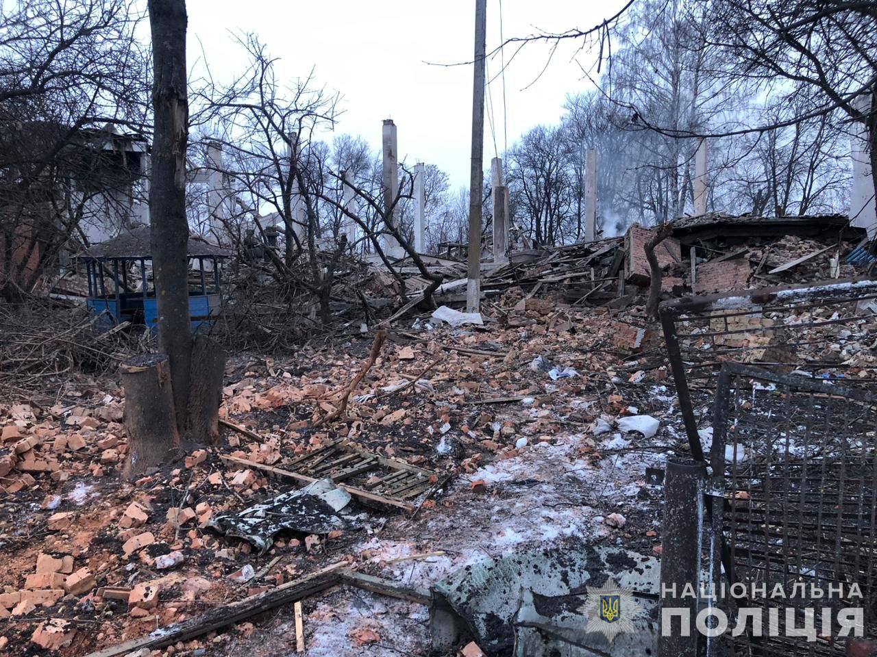 Последствия авиаудара по Сумской области 9 февраля 2024 года